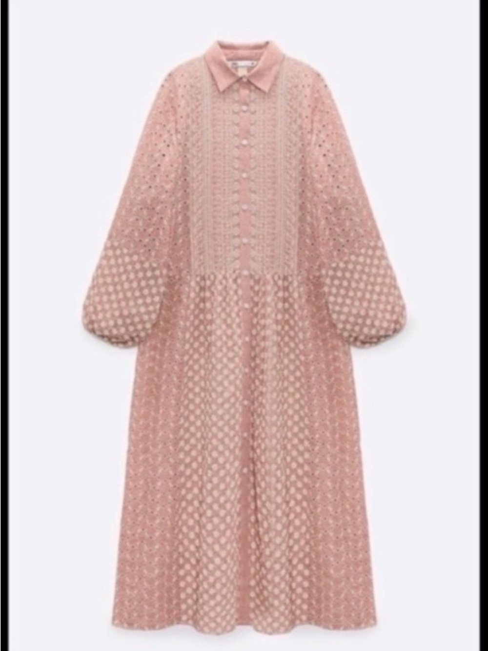 ZARA Malina Embroidered Midi Dress, Medium, Gorgeous! - Picture 2 of 10